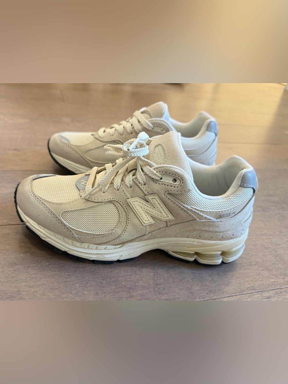 New Balance Beige Cream Women's Athletic Sneakers